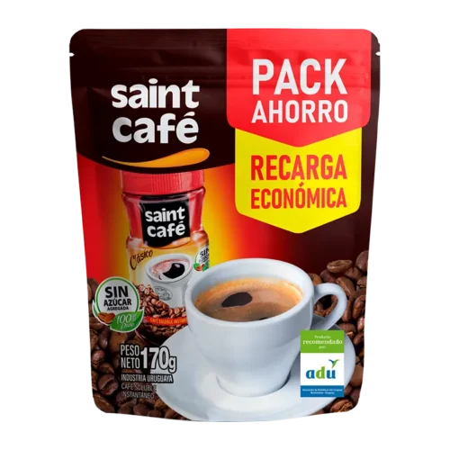 Café Soluble Clásico
Recarga 170g