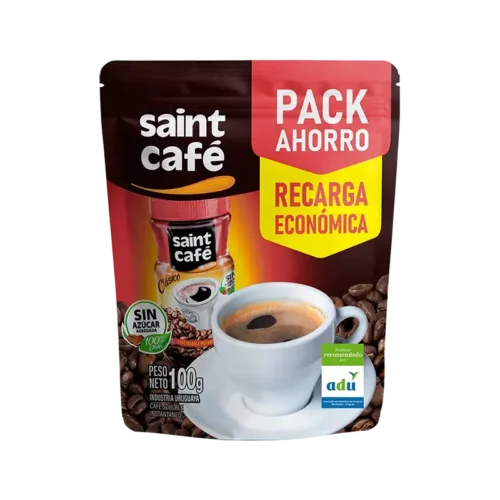 Café Soluble Clásico
Recarga 100g